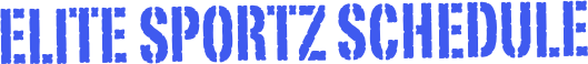 Elite Sportz Schedule